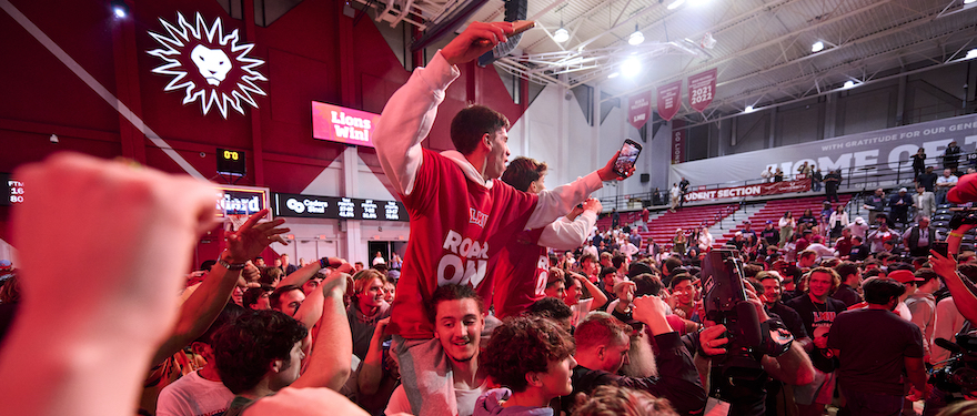 LMU Athletics crowd shot