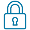 Icon of a lock