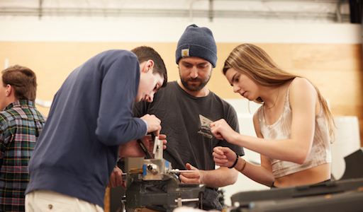 Students in a class.